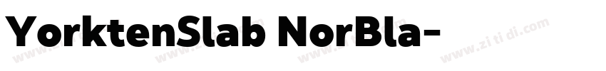 YorktenSlab NorBla字体转换